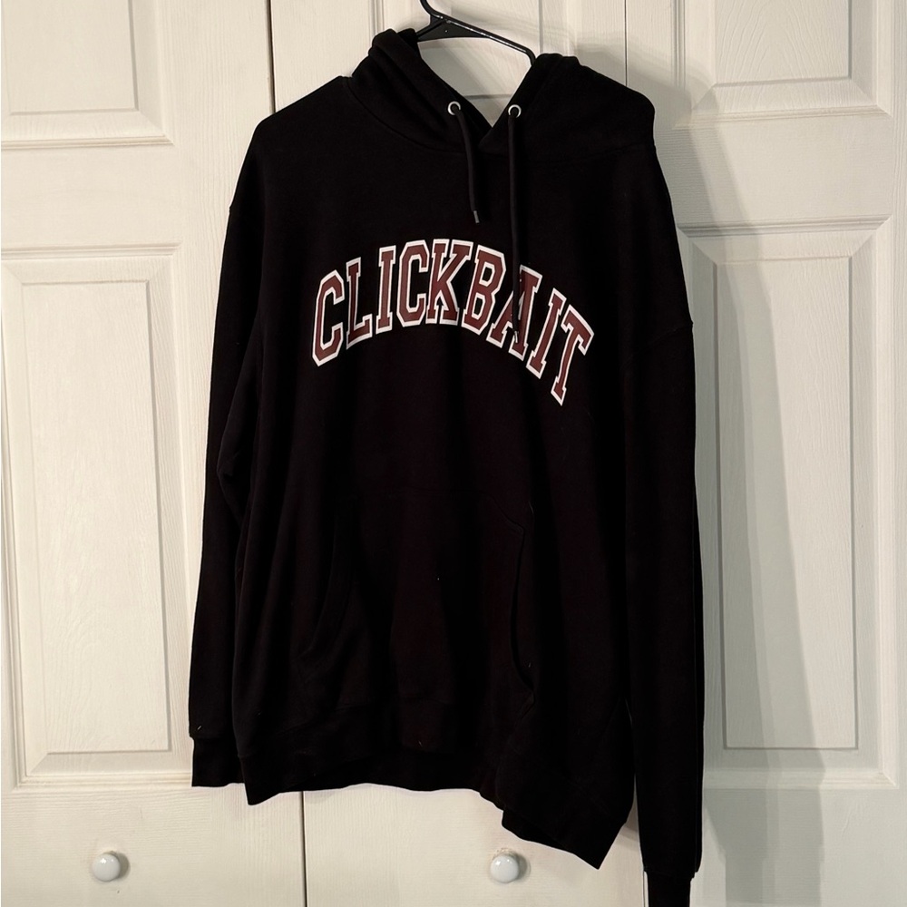 Black Clickbait Hoodie DAVID DOBRIK MERCH